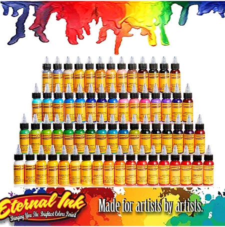 

Tattoo ink-50Pcs paint eternal tattoo ink Set Permanent paint for tattoo body paint ink too