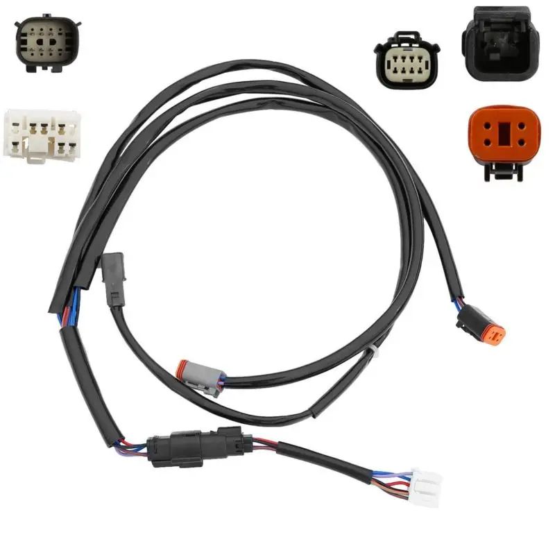 

Motorcycle 5" Stretched Extended Saddlebag Rear Fender For Harley Touring Models Road King Street Electra Glide FLHR 09-13 10