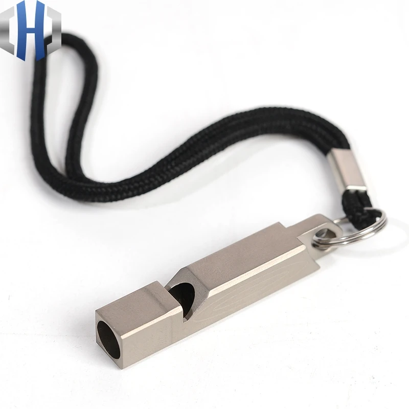 Титановый свисток легкий портативный для выживания на природе оборудование