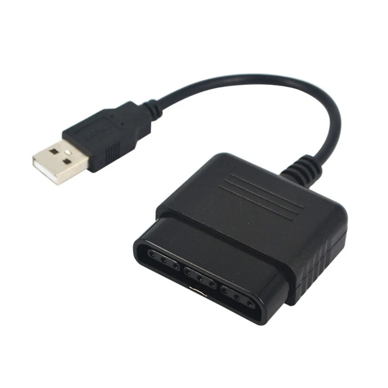

USB Port Game Controller Converter P2 to P3 Adapter Cable Without Driver Gamepad Compatible with PS2 PS3/PC