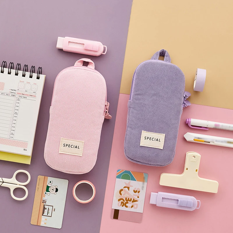 

Маленький чехол для карандашей, прочный офисный органайзер для канцелярских принадлежностей, сумка для косметики для девочек и мальчиков, ...
