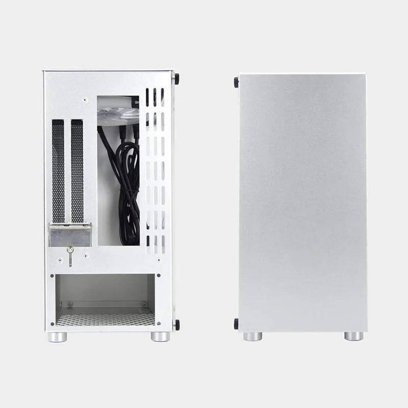 Алюминиевый Чехол для ПК ITX MINI Game безопасный шкаф блок питания SFX GTX1660 2070