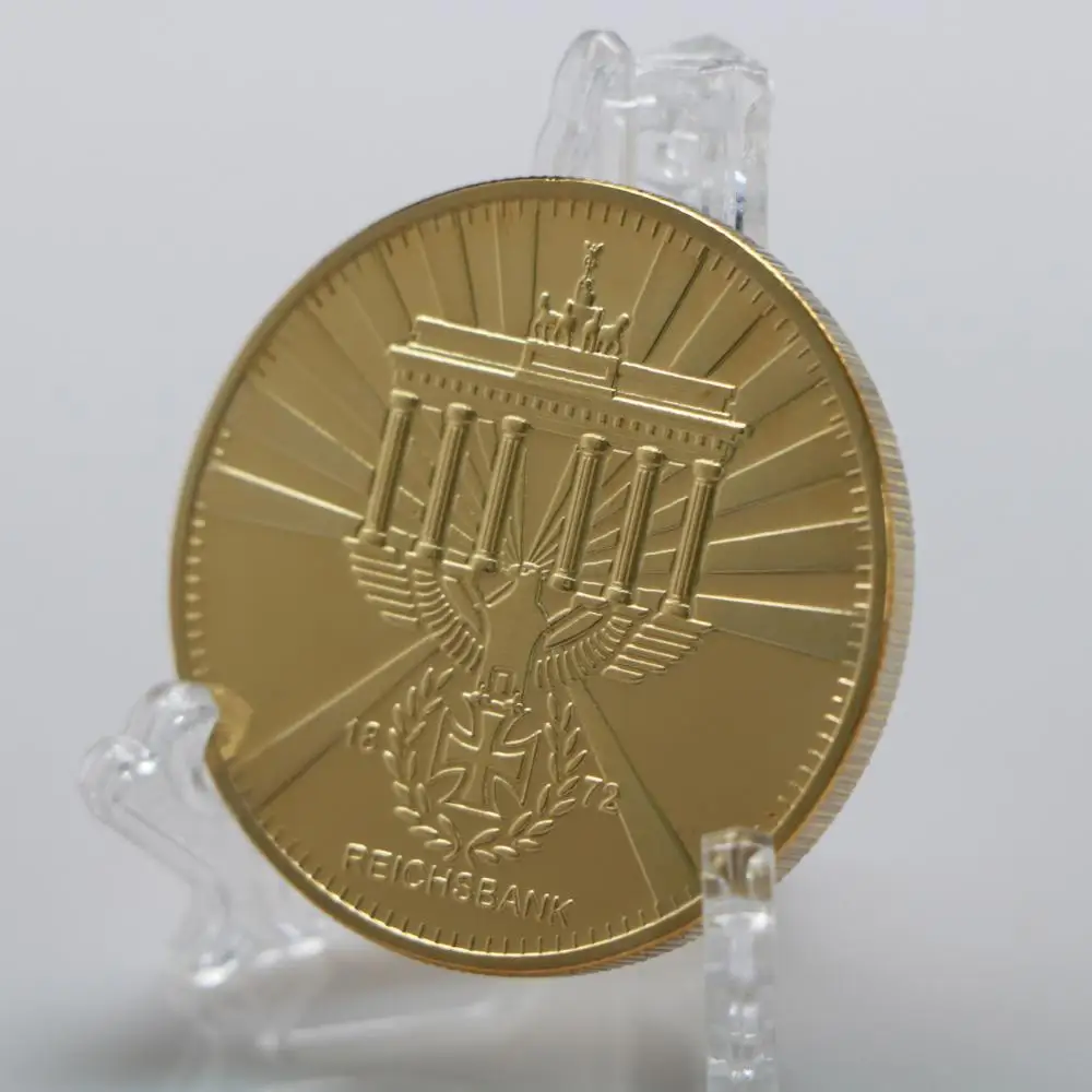 Пособия по немецкому языку 1872 монета с изображением орла крест Рейхсбанка золото