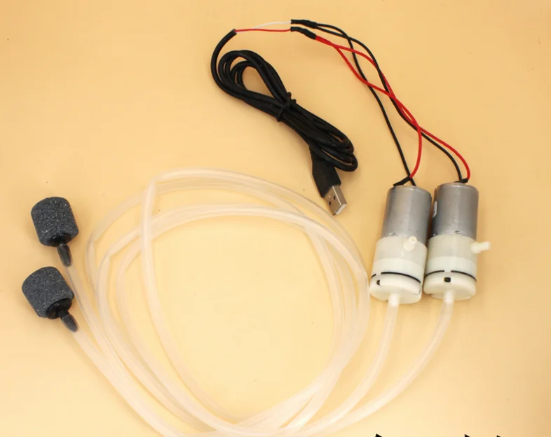 DC 6V аквариумный кислородный воздушный насос бесшумный портативный мини USB один