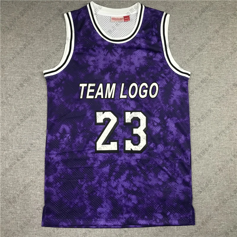 

Mens New American Basketball Jerseys Clothes #23 European Size Ball Pants Cool Tops Loose Cloth Men Tshirt off white