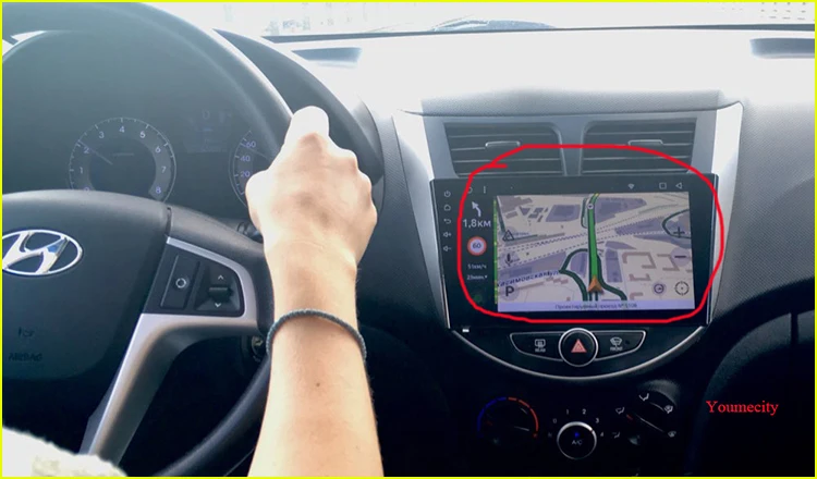 Android 9,0 автомобильный DVD видео плеер для hyundai Solaris 2011 2012 радио видео плеер wifi ips 32 ГРОМ Восьмиядерный 2DIN