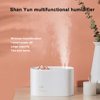air humidifier essential oil aroma diffuser double nozzle ultrasonic humidifiers aromatherapy diffuser led essential oil fogger