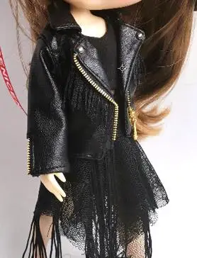 coat skirt vest Крутая Модная Одежда для куклы Blyth, пальто для туалета/юбка для потока/шапка для Blyth, ob24, azone, pullip кукла 1/6, аксессуары для одежды - Цвет: coat skirt vest