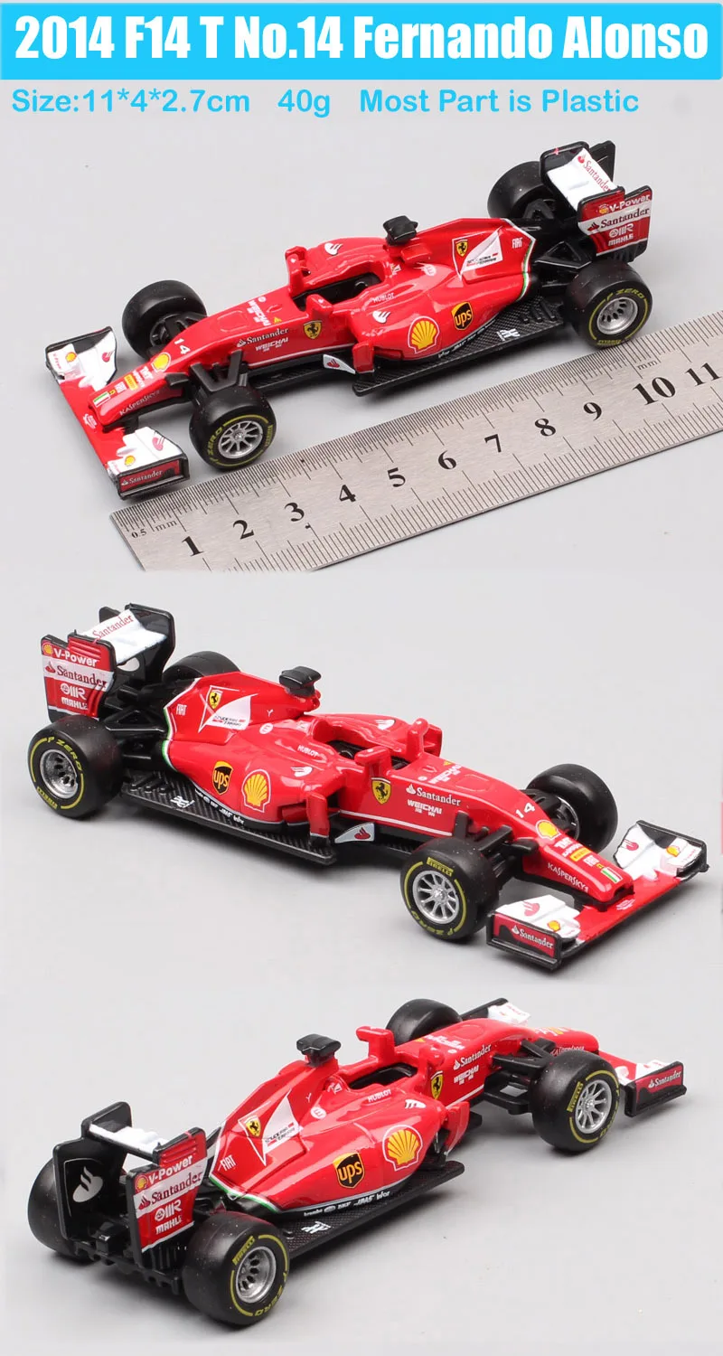 Детские 1:43 весы BBurago Racer RB14 SF71H SF70H Kimi Raikkonen Себастиан Vettel литье под давлением № 3 модели автомобилей, игрушки