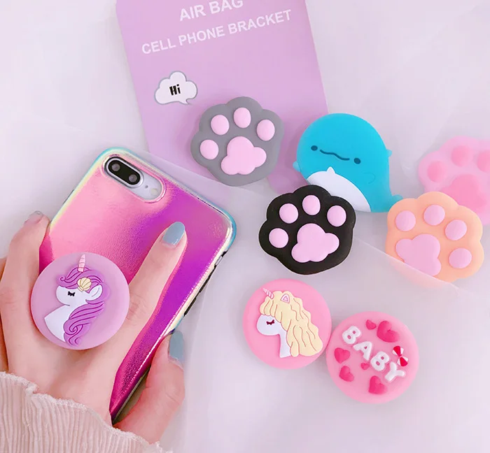 Держатель для мобильного телефона с воздушной подушкой милый Ститч пух Микки