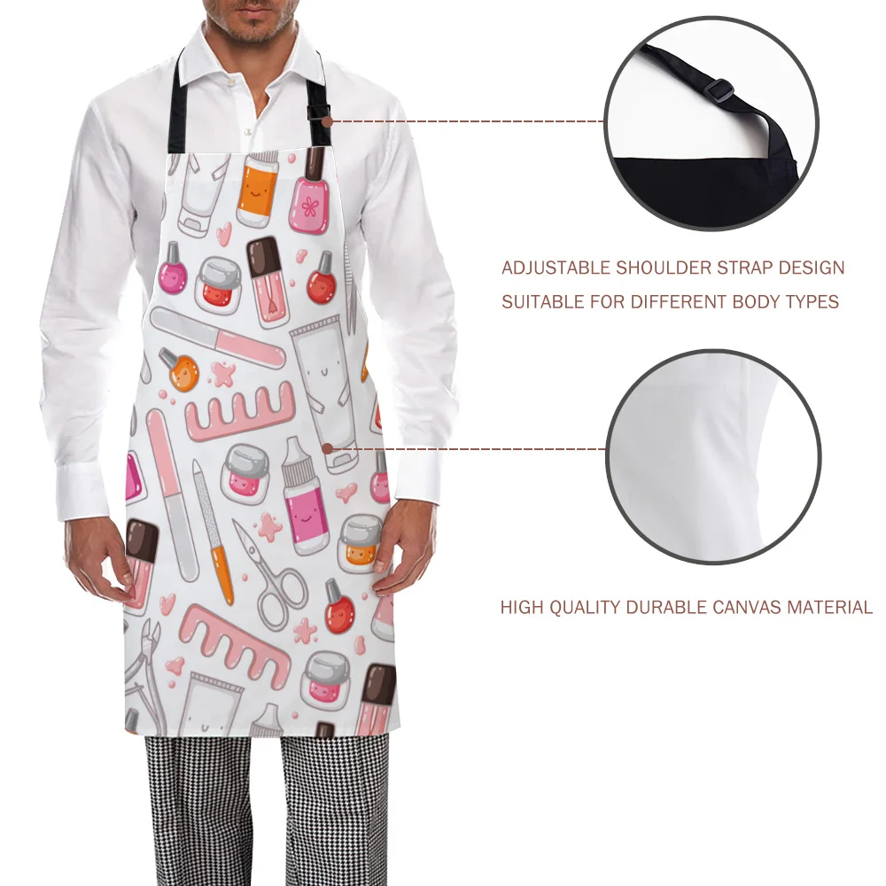 Кухонный Фартук ножницы Расческа Щипцы Пинцет косметический инструмент бутылка