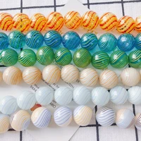diy jewelry accessories various patterns round blown glass beads jewelry accessories materials