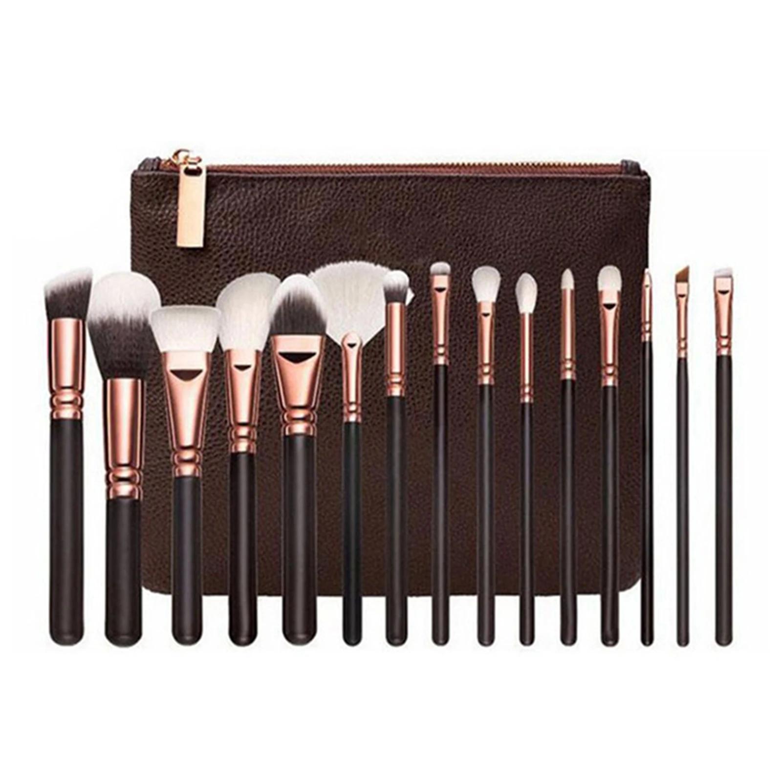 

15pcs Makeup Brushes Set Blending Eye Shadow Eyebrow Eyeliner Foundation Lip Brushes Makeup Tools with Storage Bag AC889