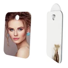 Дорожное зеркало, небьющееся зеркало для макияжа, противотуманное зеркало для душа, зеркало для ванной, портативное мужское зеркало для бритья, для путешествий, 1 шт.