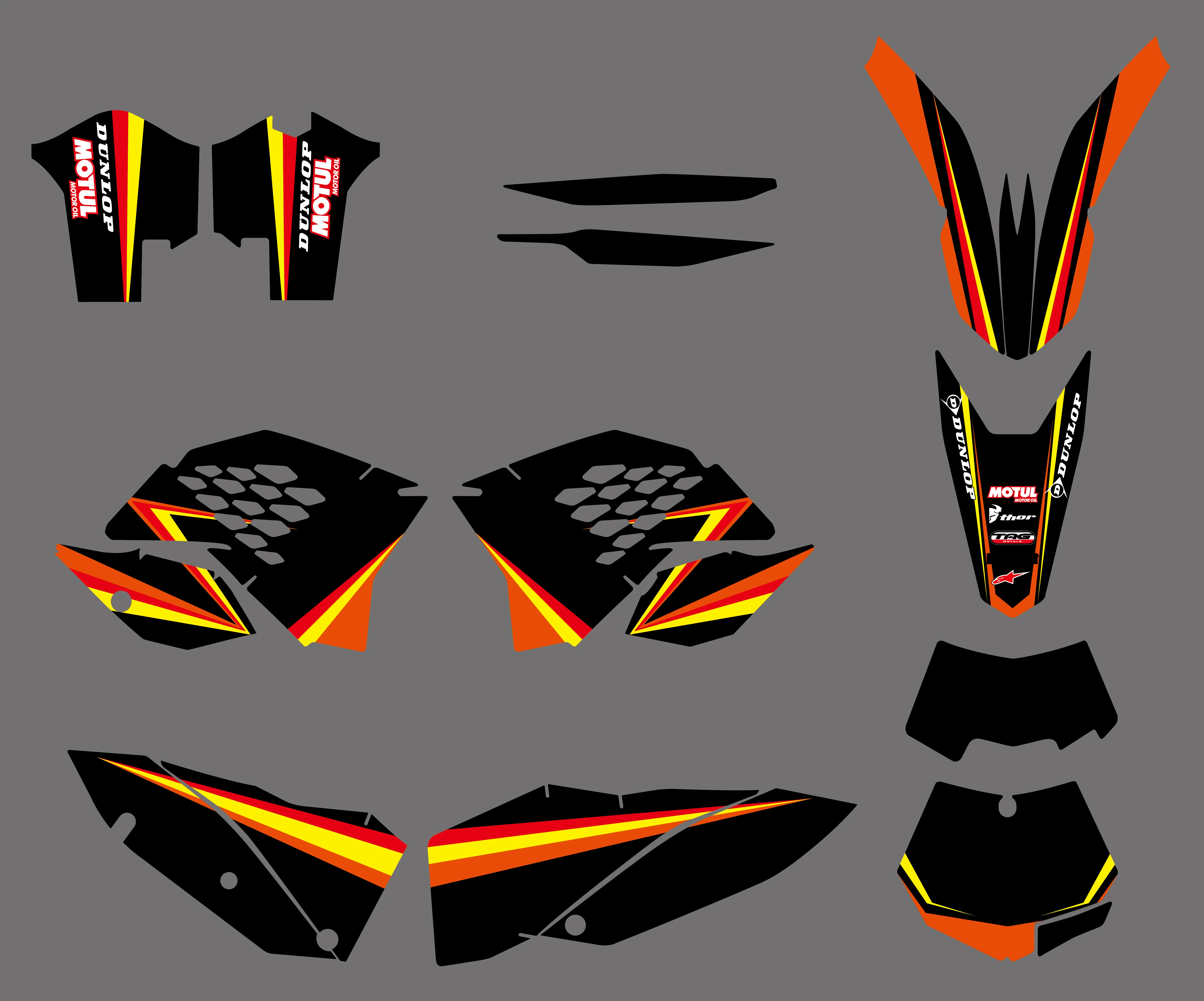 0274 новая команда звезда графика с соответствующим фоном подходит для SX XC XC-W EXC