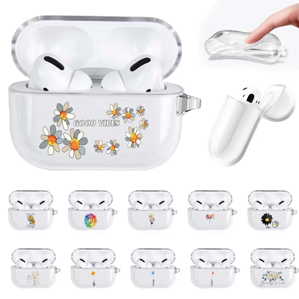 Фото Чехол AirPods для Apple Airpods Pro A2084 A2083, защитный чехол для наушников с защитой от падения №1