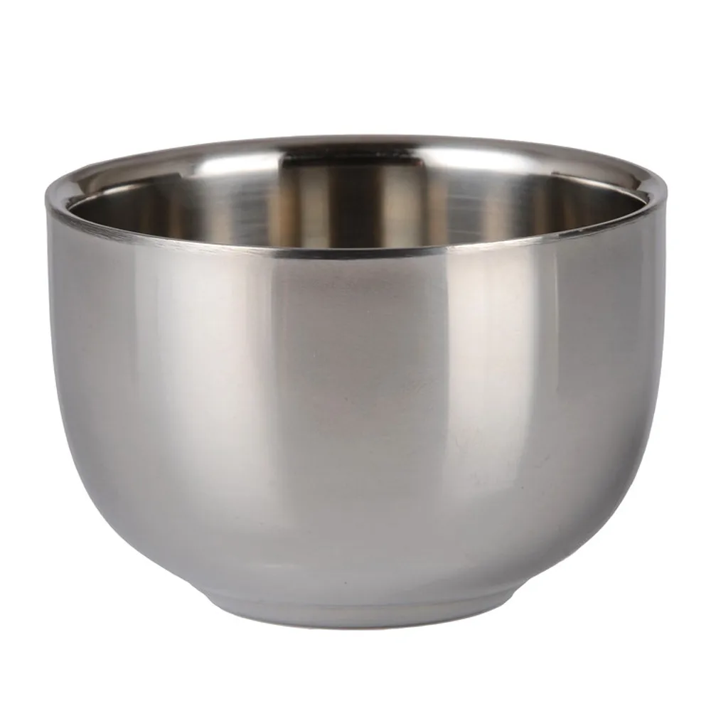 Мужская двухслойная кружка из нержавеющей стали плотная и прочная чаша для мыла