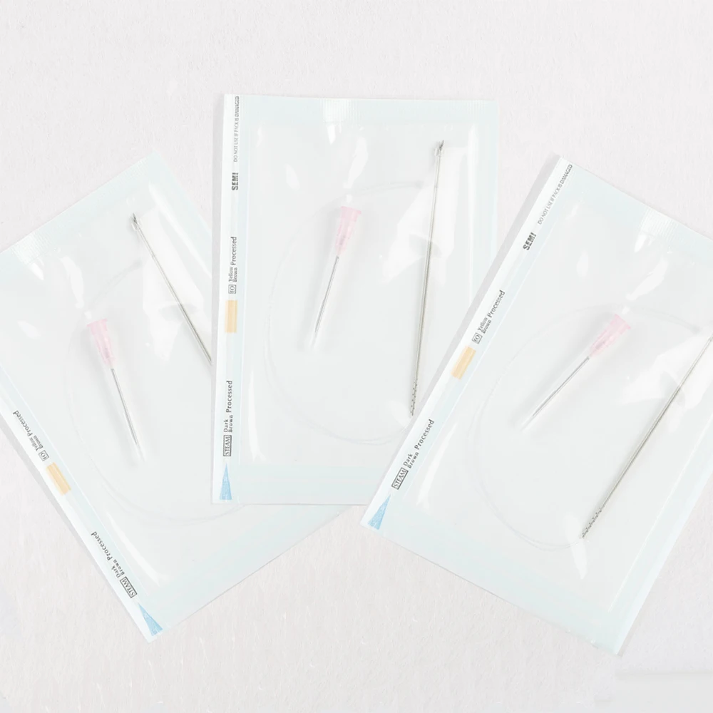 Половинная распродажа корейских ПДО-ниток для лифтинга лица моно-винтовой глаз