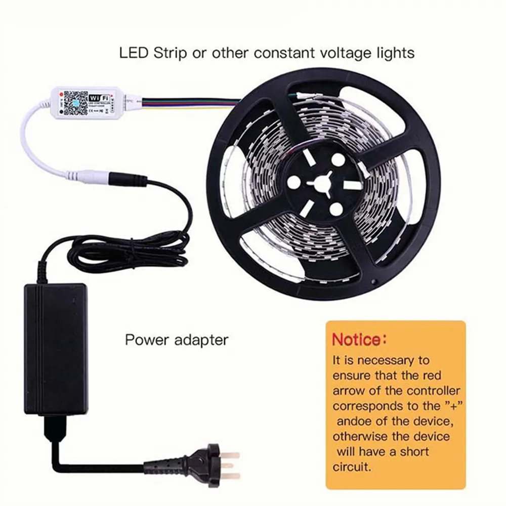 Экшн камера с Wi Fi подключением RGBWW LED контроллер Диммер постоянного тока 5V 28V