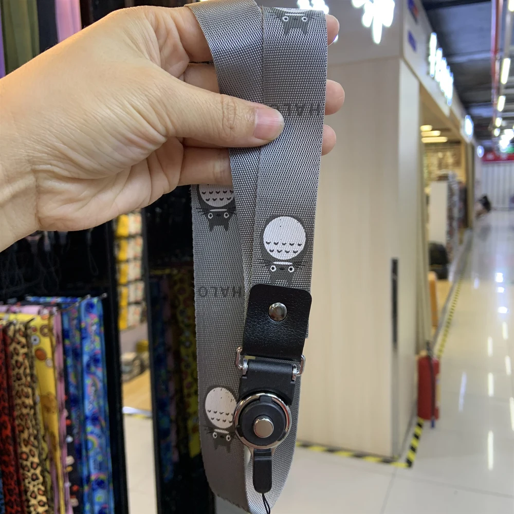 Брелок для ключей Totoro с ремешком из натуральной кожи|Ремешки телефонов| |