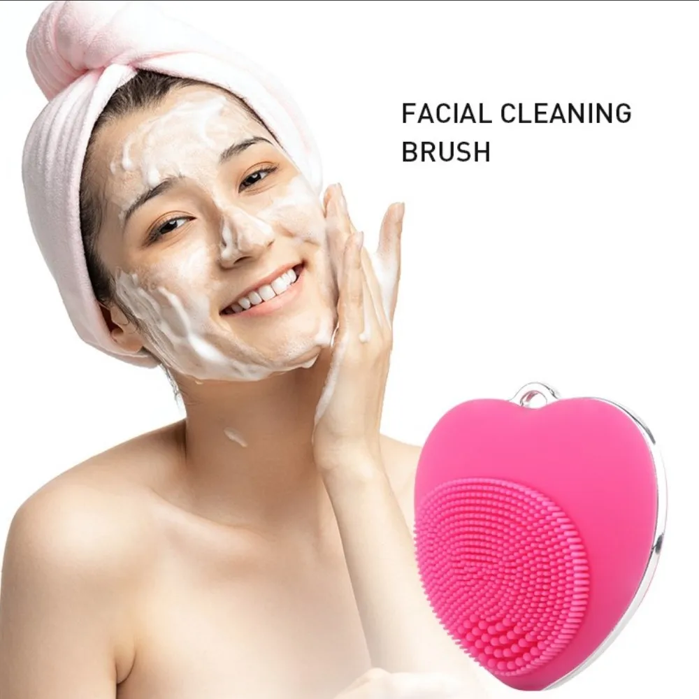 

AOPHIA Silicone Facial Cleansing Brush Electric Massage Brush Washing Machine Exfoliating Blackhead Soft Face Cleansing Brush