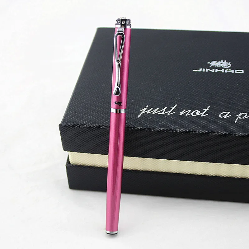 Jinhao 301 Алмазная ручка для письма шариковая с черным стержнем 0 7 мм