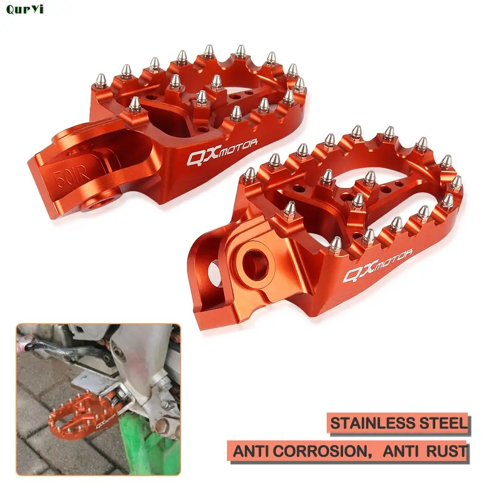 

Motorcycle CNC Foot Pegs Foot Rests For KTM SX SXF EXC EXCF XCF XCW XCFW 65 85 125 150 250 300 350 400 450 530 MX Enduro ADV