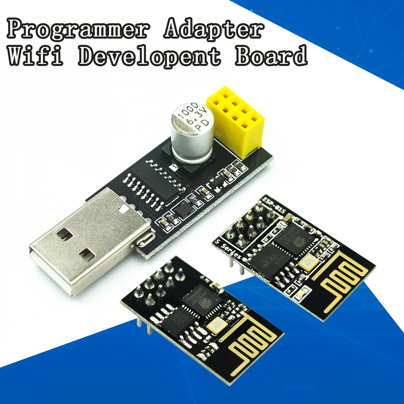 ESP01 программист адаптер UART ESP 01 01S ESP8266 CH340G USB к серийный Беспроводной Wi Fi