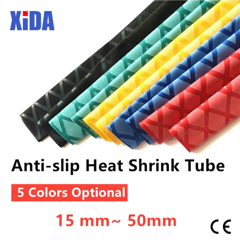 

Anti-slip Heat Shrink Tube Wrap Wire Tubing Fishing Rod DIY 5 Colors 1M Handle Insulation Waterproof Racket Handle Grip Sleeve