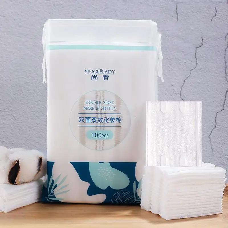 50 шт./пакет органические ватные подушечки средство для снятия лака ногтей