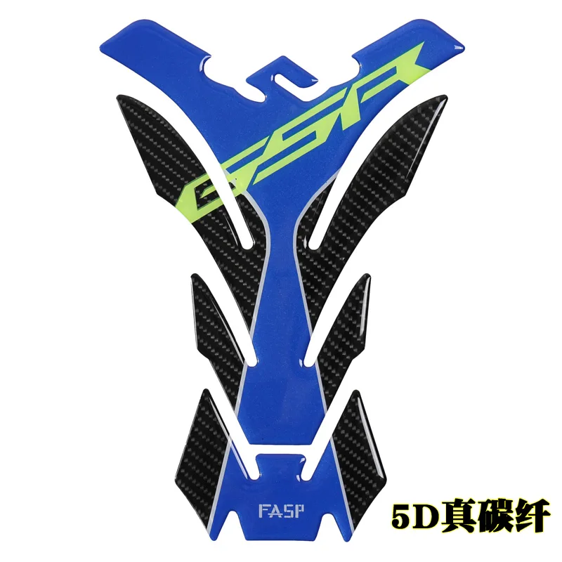 

5D carbon fiber Motorcycle Tank Pad Protector Decal Stickers for GSR Competitive race motorcycle sports car TQ08