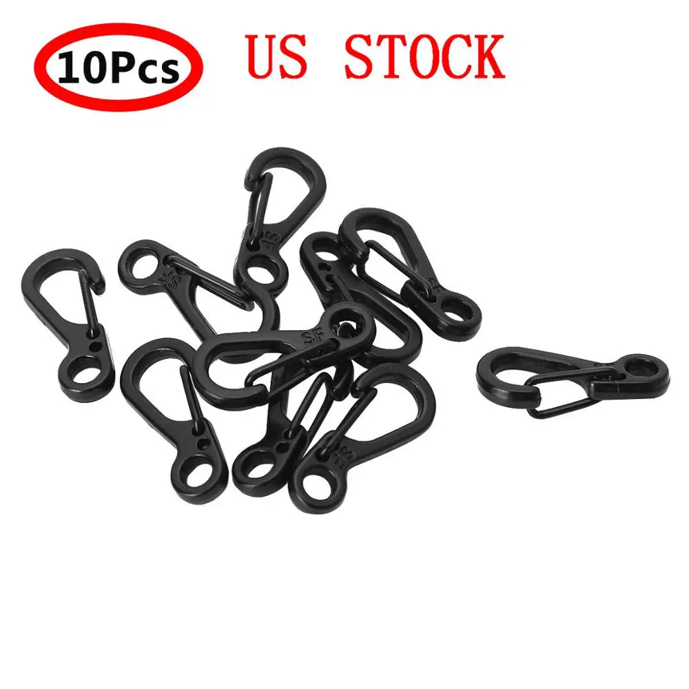 Металлический зажим карабин крошечные крючки поворотный триггер собачья Пряжка