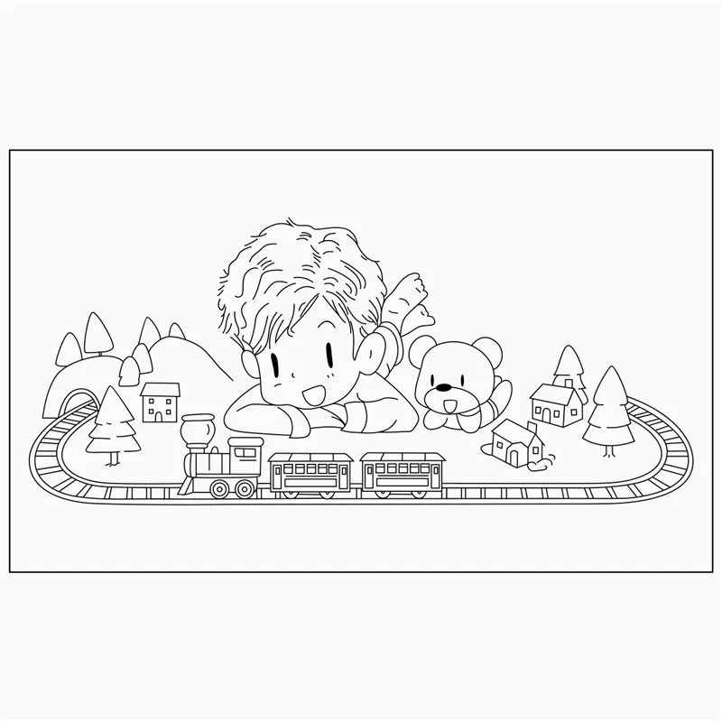 Резиновые силиконовые прозрачные штампы для скрапбукинга тампоны Печатные фоны