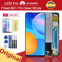 original 6 67 display for huawei p smart 2021 lcd for y7a lcd touch screen digitizer assembly for honor 10x lite lcd display