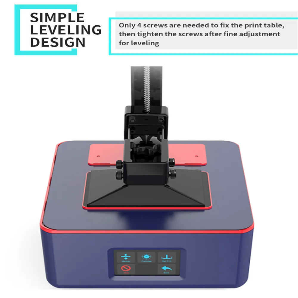 

WEISTEK LCD 3D Printer 5.5'' 2K LCD Screen UV Resin 3.5'' Touch Screen Off-line Printing Size 120x60x155mm 4.72" x 2.36" x 6.1"