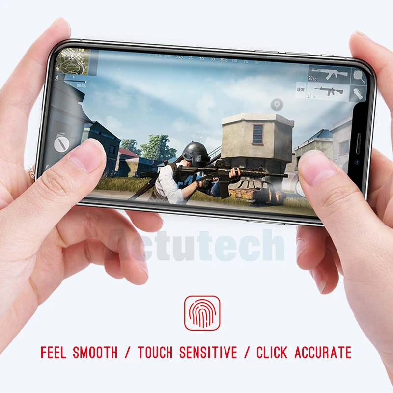 

6D Full Cover Screen Protector Glass For iPhone XS MAX XR X Tempered Glass On The For iPhone 6 6s 7 8 Plus Protective Film Glass