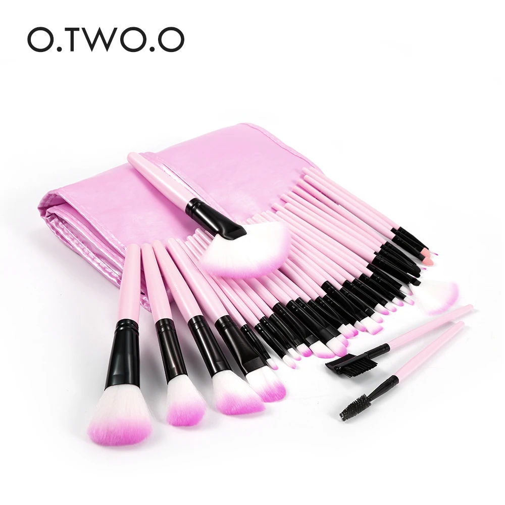 

O.TWO.O 32 Pcs /Bag Makeup Brushes Tool Set Cosmetic Powder Eye Shadow Foundation Blush Blending Beauty Make Up Brush Maquiagem