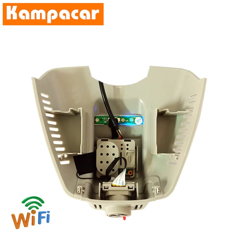 Kampacar HD Автомобильный Wifi DVR видеорегистратор Novatek 96658 для Mercedes Benz E Class E180L E200L E200L W211 W212 W213 Автомобильный видеорегистратор с двумя объективами