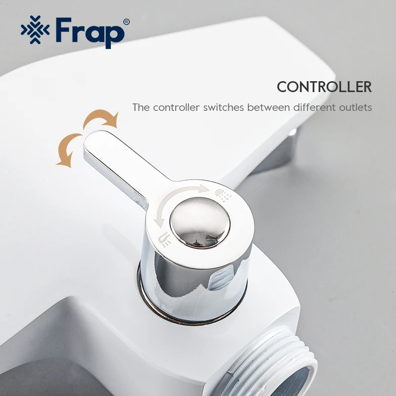 Смесители для душа Frap F2258 горячей и холодной воды набор хромированный |