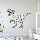 Динозавр динозавр Динозавр T-Rex животное детская комната настенная наклейка Парк Юрского периода настенные наклейки для детей спальная комната; Игровая фотообои 4519