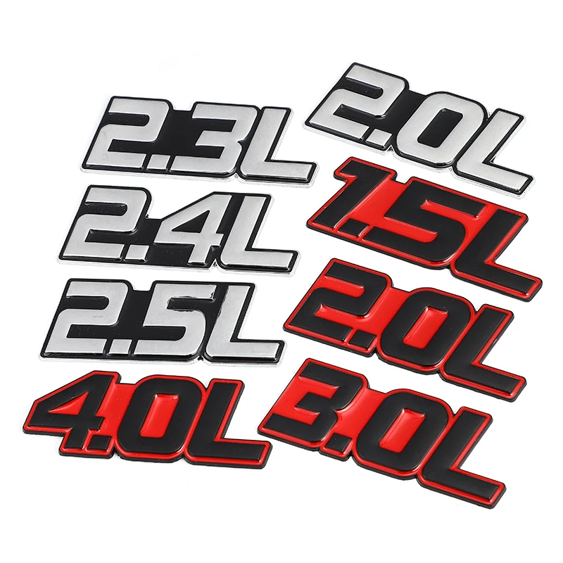 Автомобильная Наклейка 3D металлическая л Эмблема багажника для BMW Audi Honda Chevrolet Toyota