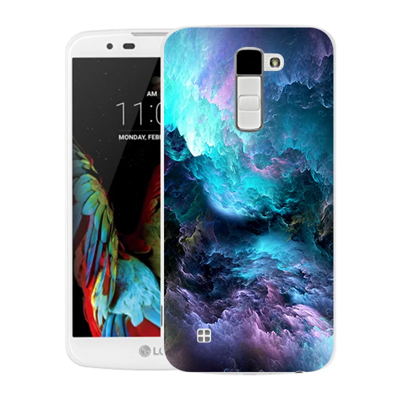 5 3 дюймовый чехол для телефона LG K10 LTE K420N K430 Dangou прозрачная задняя крышка из ТПУ с