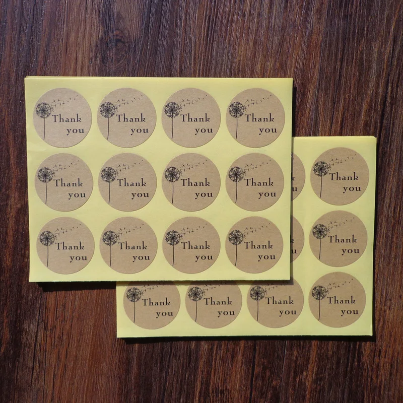 102 шт/партия новые спасибо упаковочные наклейки для упаковки подарков домашней