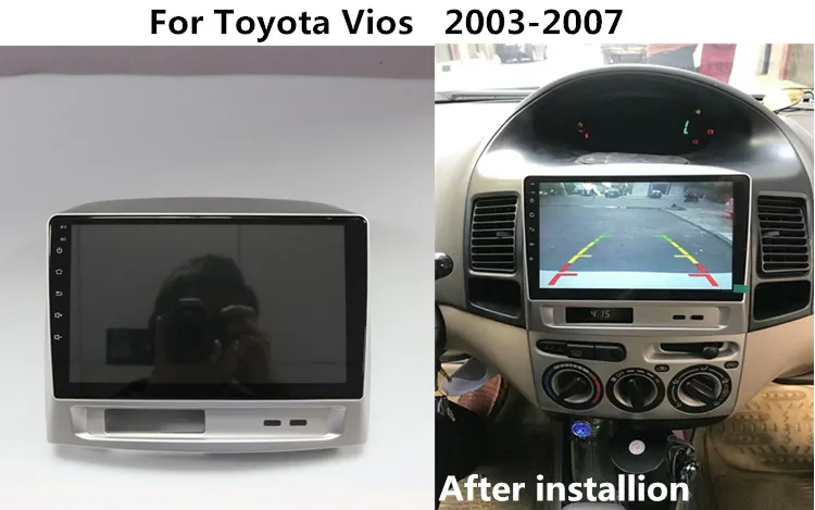 Yulbro Android автомобильный мультимедиа для Toyota Vios 2003 2004 2005 2006 2007 автомобильный dvd Радио gps навигация bluetooth ips экран