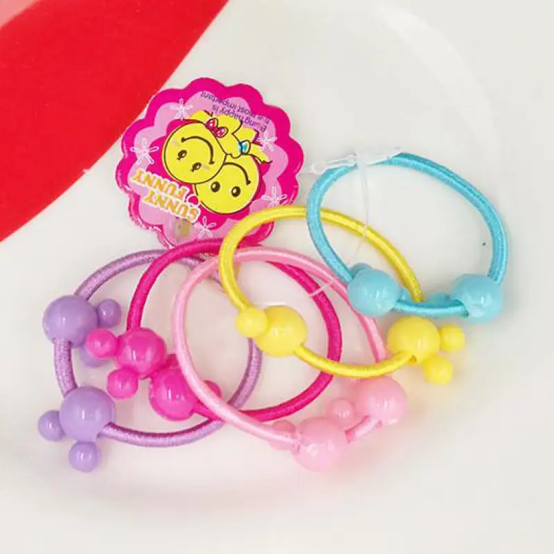50 шт. Корейская версия детских косичек цветная эластичная резинка для маленьких