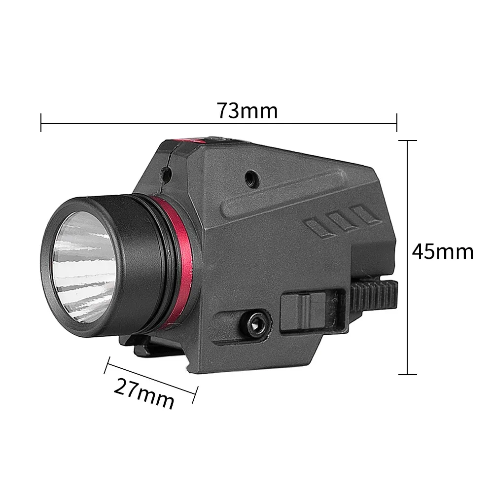 Тактический светильник для пистолета с красной точкой лазерный прицел