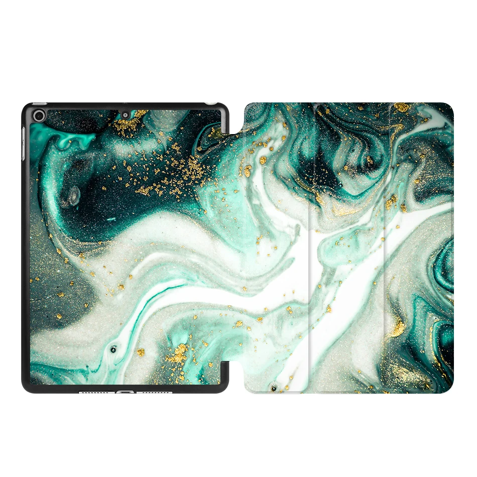 MTT чехол с граффити для Apple iPad 9,7 дюймов A1822 A1823 Magentic TriFold из искусственной кожи Smart Cover для iPad 9,7 ''A1893 чехол