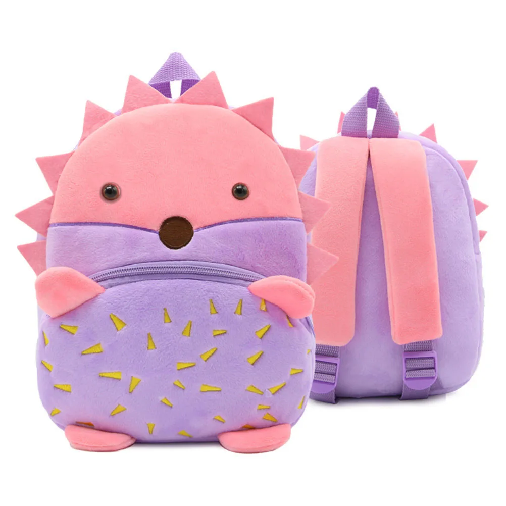 Милый плюшевый мини рюкзак с мультяшным животным детская школьная сумка для