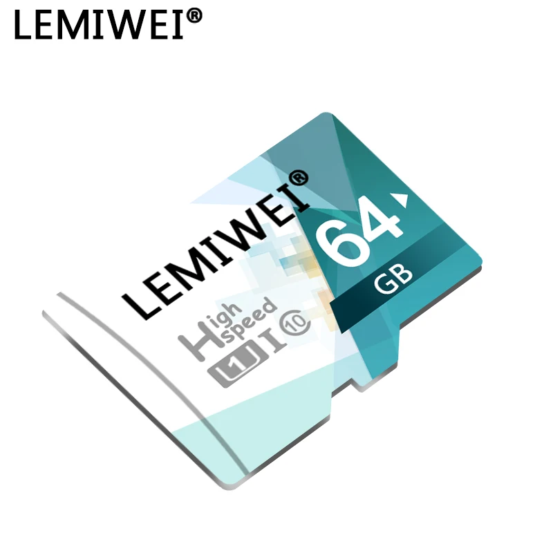 TF флэш карта памяти 64 ГБ 32 16 8 высокоскоростная LEMIWEI Trans UHS I 10 совместимая со