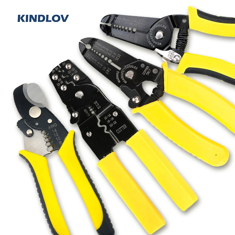 Инструмент KINDLOV для зачистки проводов Мультитул Обжимные Щипцы обжимной